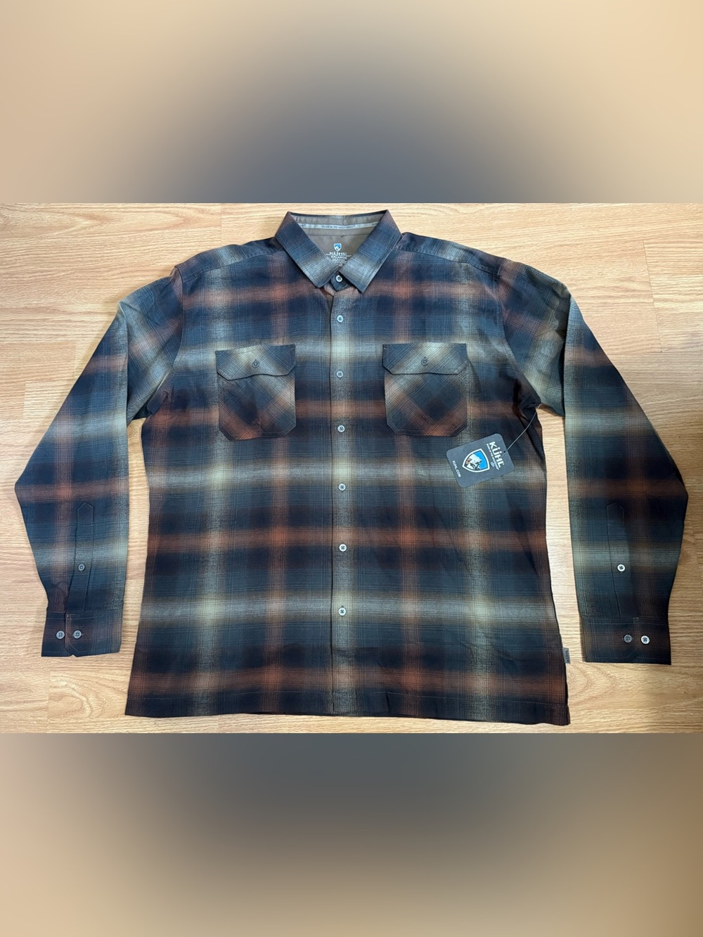 KHUL Dillingr Flannel “Dune” LS Mens 2XL- NWT